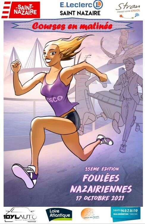 Affiche de la compétition Foulées Nazairiennes