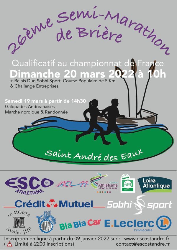 Affiche de la compétition 26ème Semi-Marathon de Brière