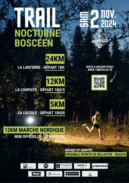 Affiche de la compétition Trail Nocturne Boscéen