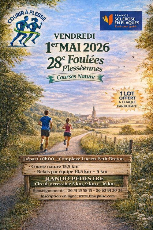 Affiche de la compétition Les foulées plesséennes
