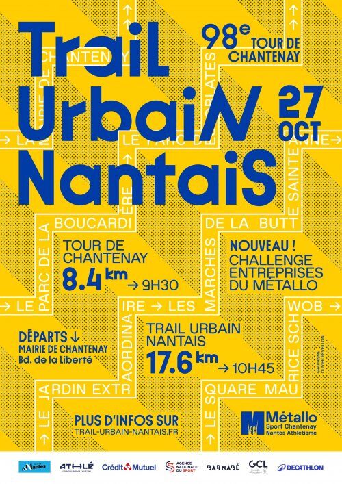 Affiche de la compétition 98ème Tour de Chantenay - Trail Urbain Nantais