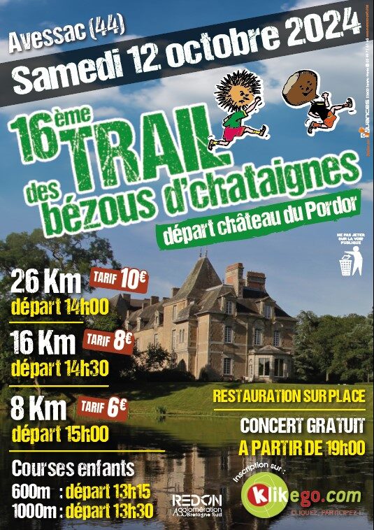 Affiche de la compétition les bezous d’chataignes