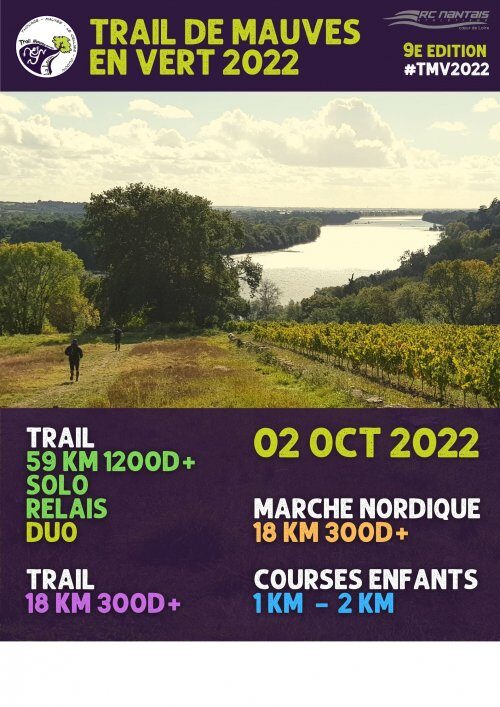 Affiche de la compétition Trail de Mauves en Vert