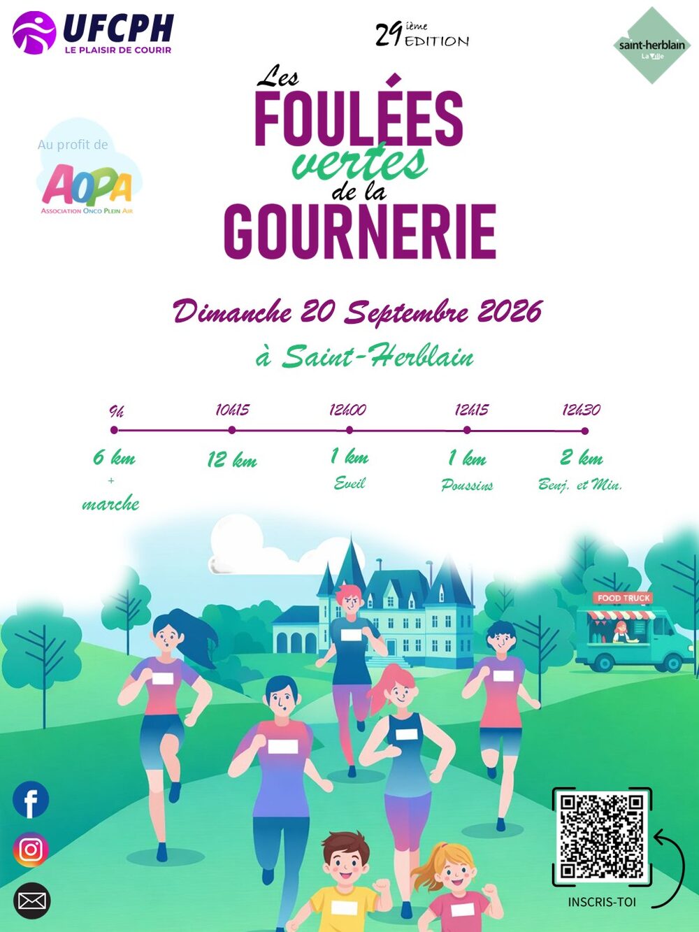 Affiche de la compétition Foulées de la Gournerie
