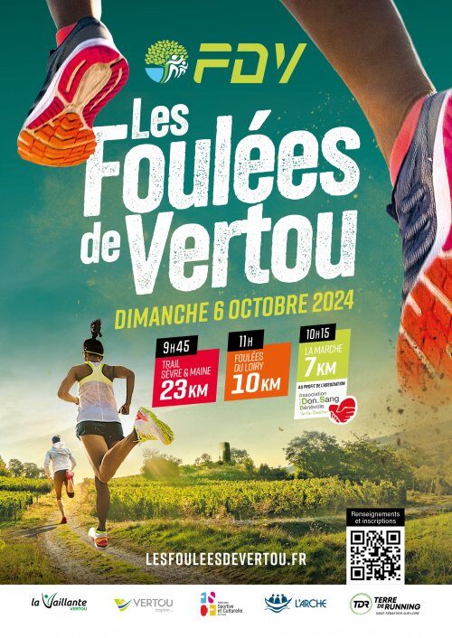 Affiche de la compétition Foulées de Vertou