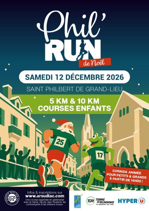 Affiche de la compétition Phil' Run de Noël