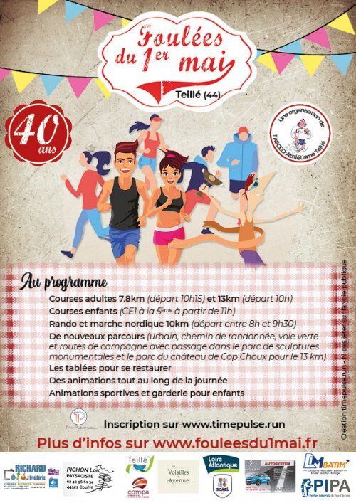 Affiche de la compétition Foulées du 1er mai