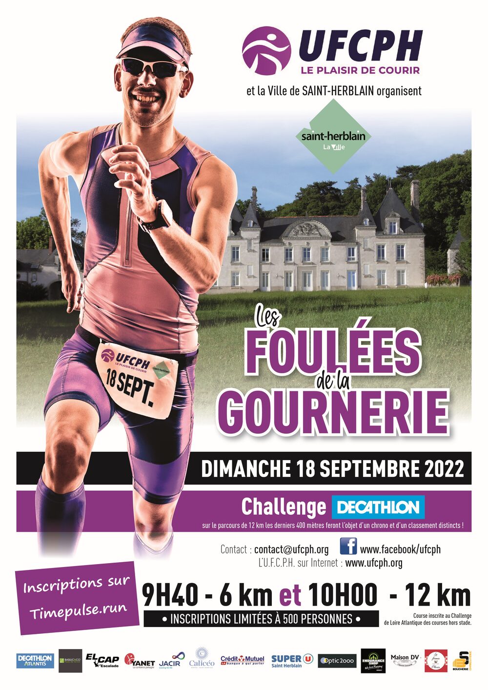 Affiche de la compétition Foulées de la Gournerie