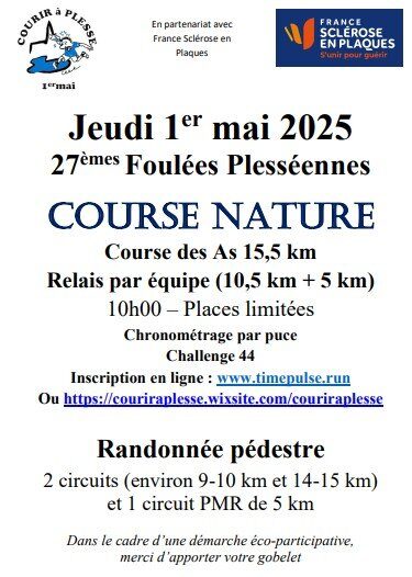 Affiche de la compétition Foulées plesséennes