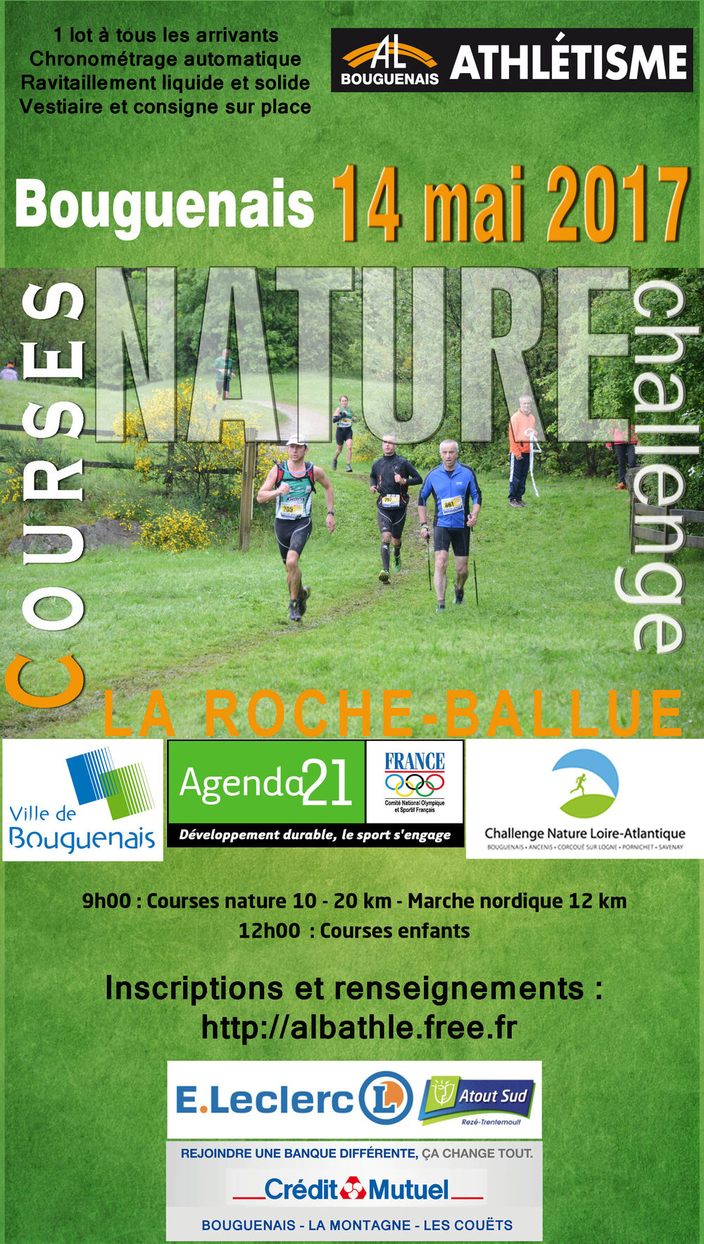 Affiche de la compétition COURSE NATURE BOUGUENAIS