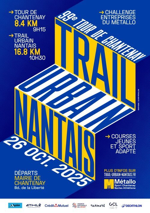 Affiche de la compétition 99ème Trail Urbain Nantais - Tour de Chantenay