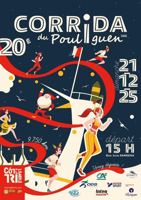 Affiche de la compétition Corrida de Noël du Pouliguen