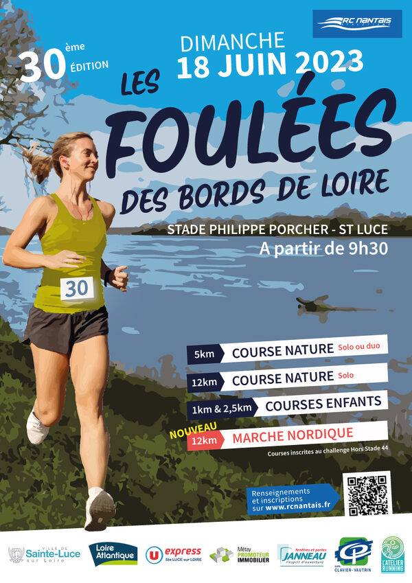 Affiche de la compétition Fouléees des Bords de Loire