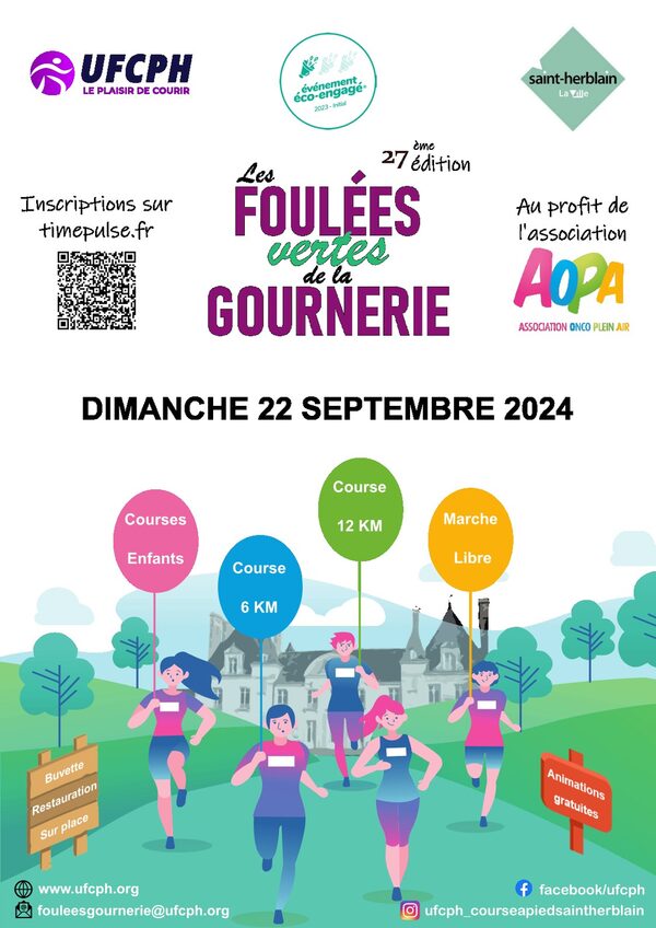 Affiche de la compétition Les Foulées Vertes de la Gournerie