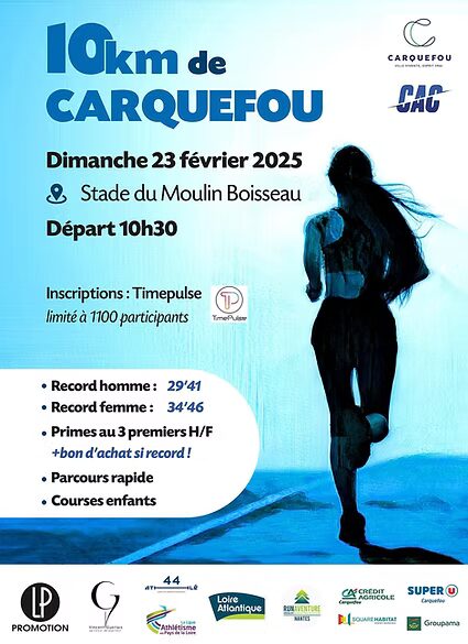 Affiche de la compétition 10km de Carquefou