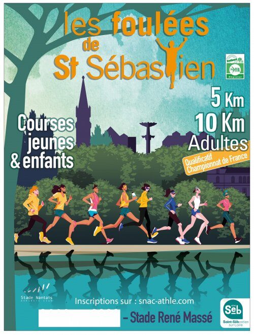 Affiche de la compétition Foulées St Sébastien sur Loire