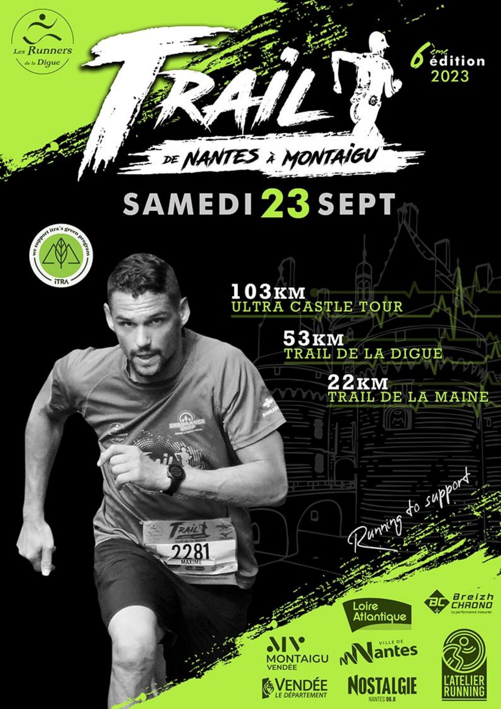 Affiche de la compétition Trail de Nantes à Montaigu