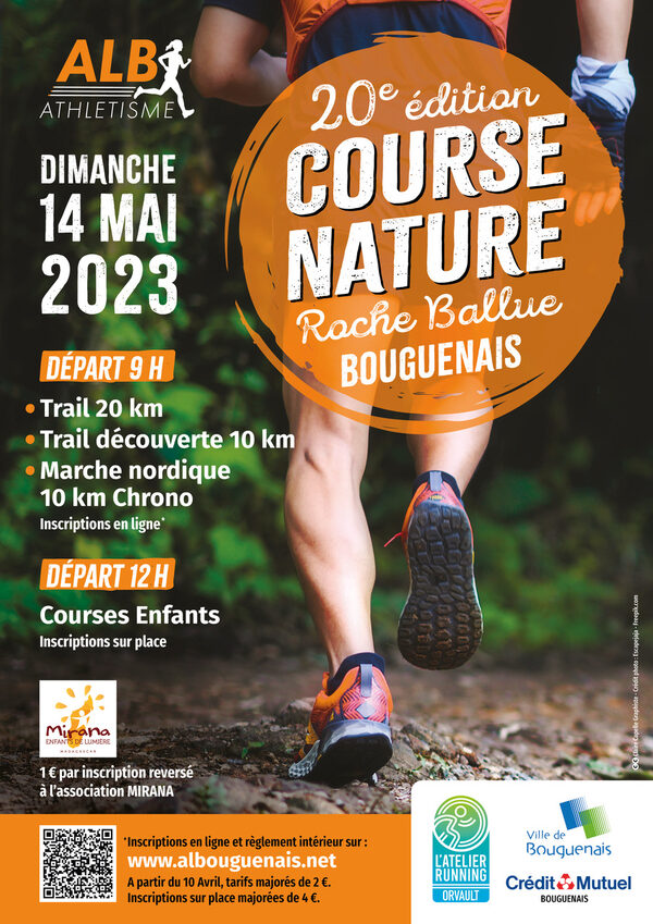 Affiche de la compétition Course Nature Bouguenais 20ème édition