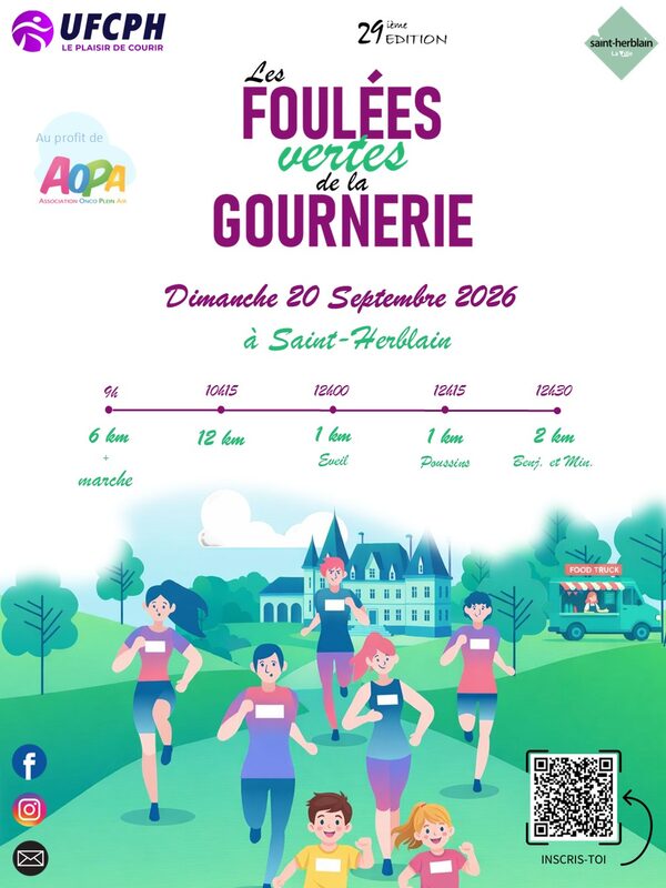 Affiche de la compétition Foulées de la Gournerie