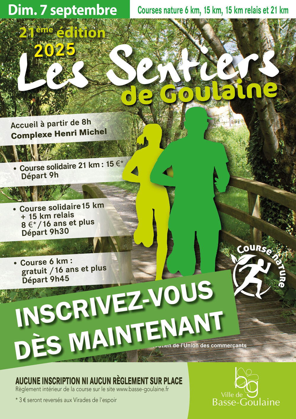 Affiche de la compétition Les Sentiers de Goulaine