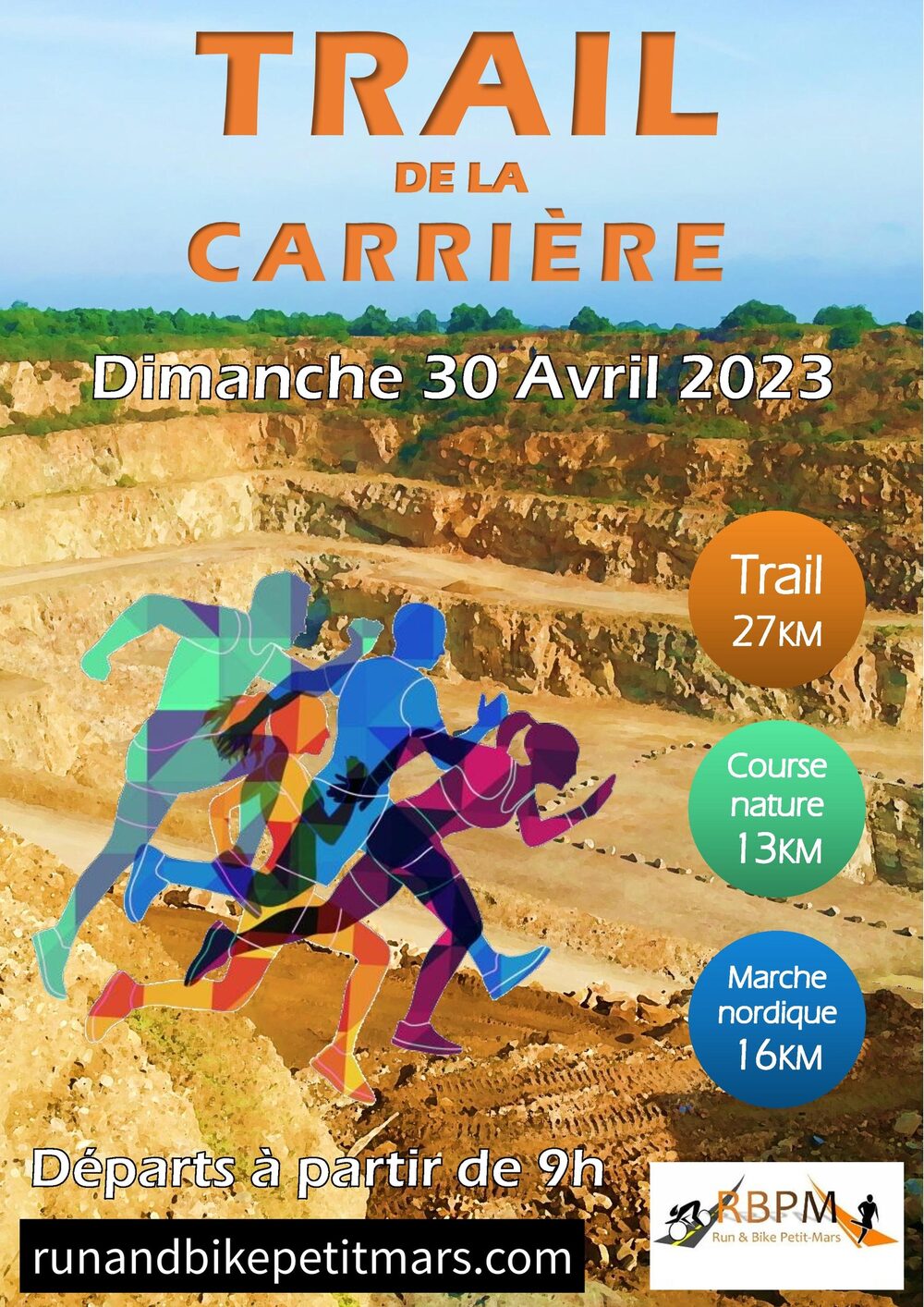 Affiche de la compétition Trail de la Carrière