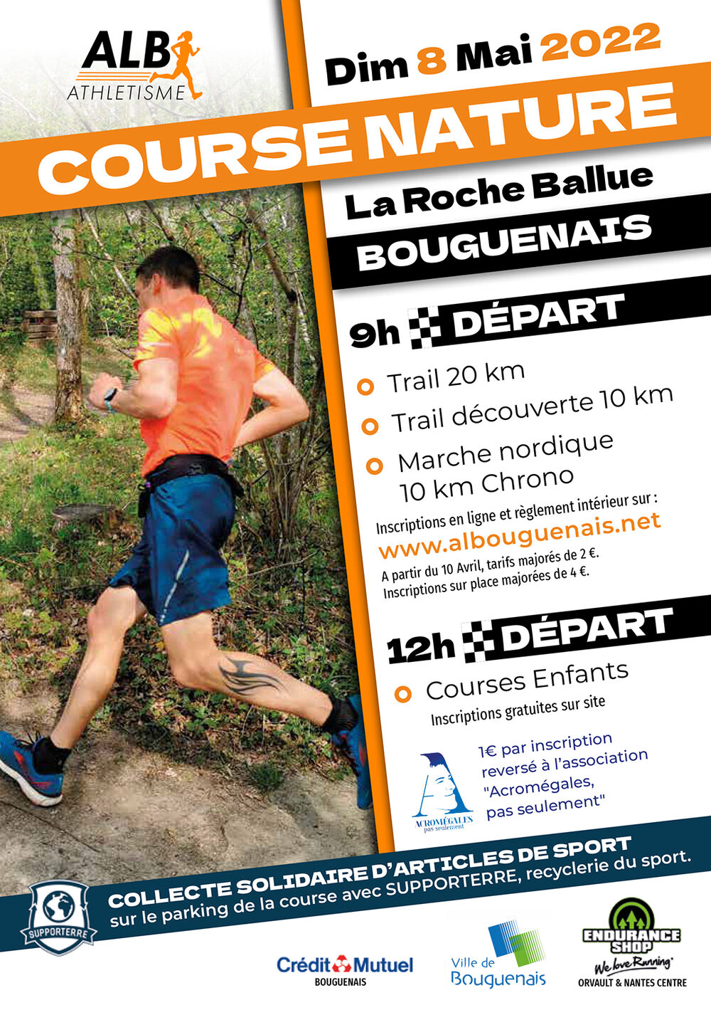 Affiche de la compétition Course Nature Bouguenais 19ème édition