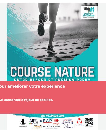 Affiche de la compétition Entre plages et chemins creux de Pornichet