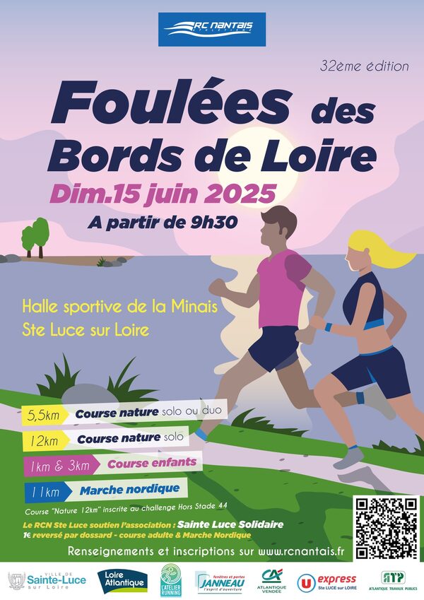 Affiche de la compétition Fouléees des Bords de Loire