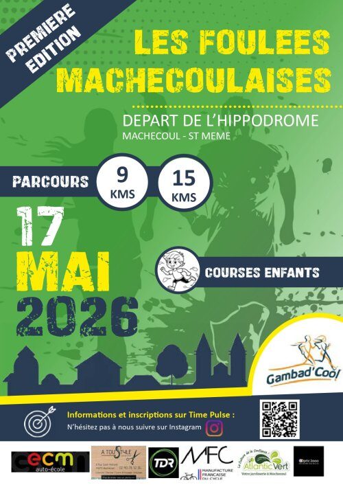 Affiche de la compétition Les foulées machecoulaises