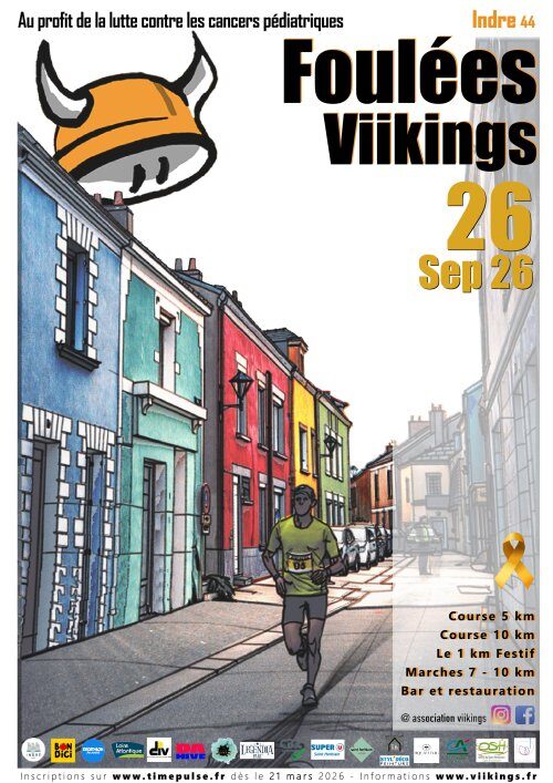 Affiche de la compétition Foulées Viikings