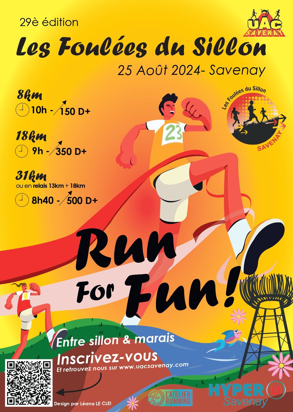 Affiche de la compétition LES FOULEES DU SILLON DE BRETAGNE