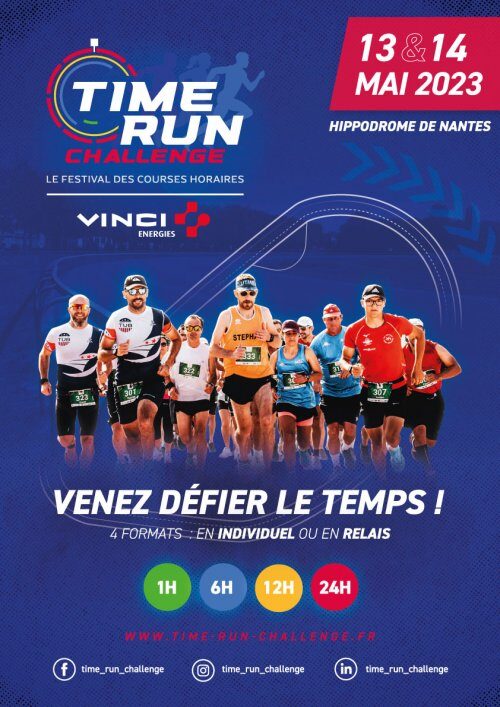 Affiche de la compétition 24h running de Nantes