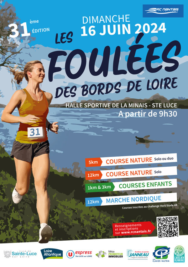 Affiche de la compétition Foulées des Bords de Loire