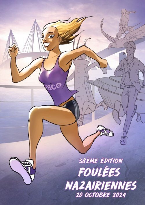 Affiche de la compétition Foulées Nazairiennes