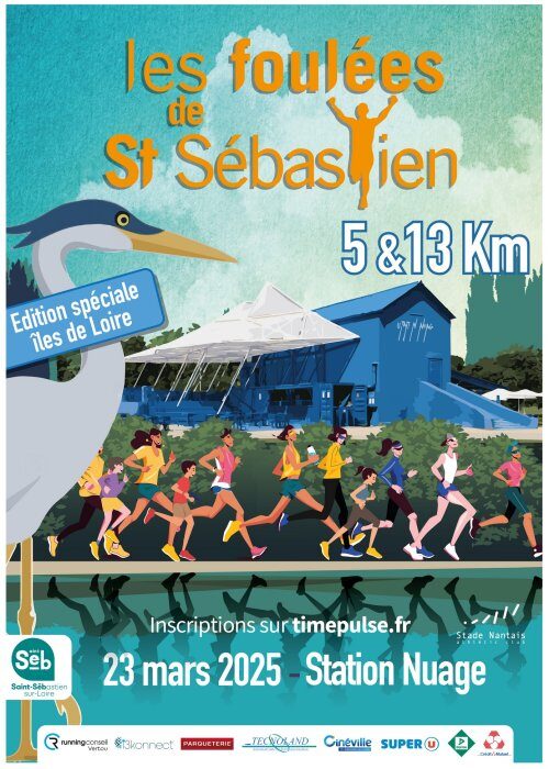 Affiche de la compétition Les Foulées de St Sébastien sur Loire