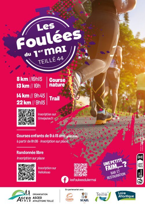 Affiche de la compétition Foulées du 1er mai