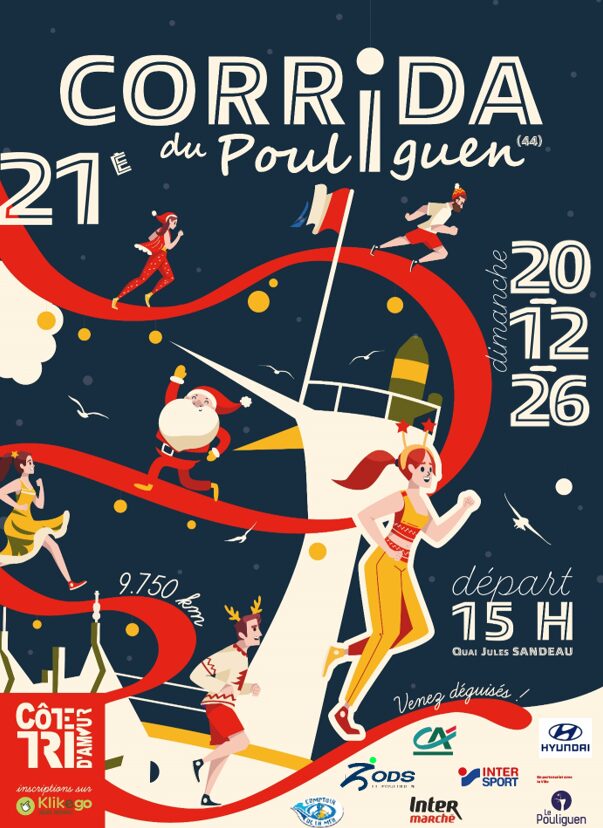 Affiche de la compétition Corrida de Noël du Pouliguen
