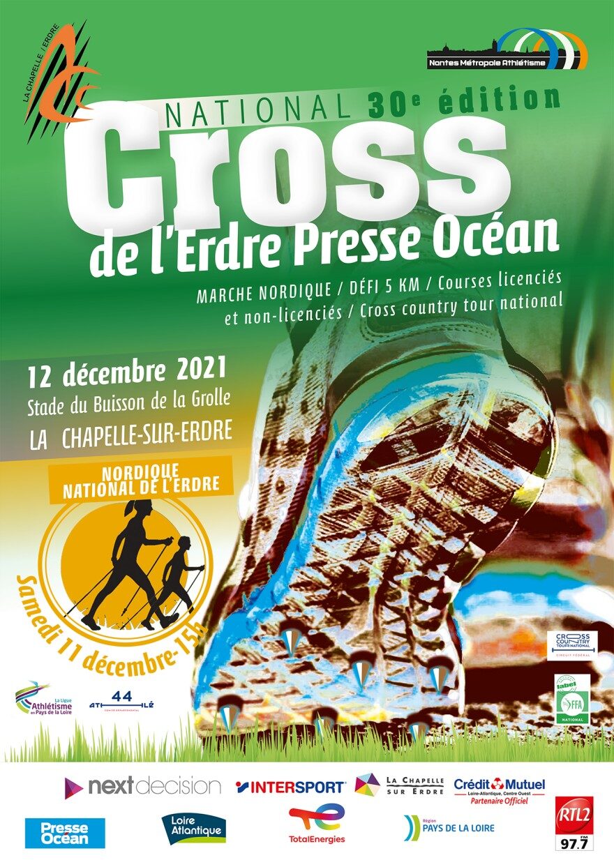 Affiche de la compétition Cross National de l'Erdre