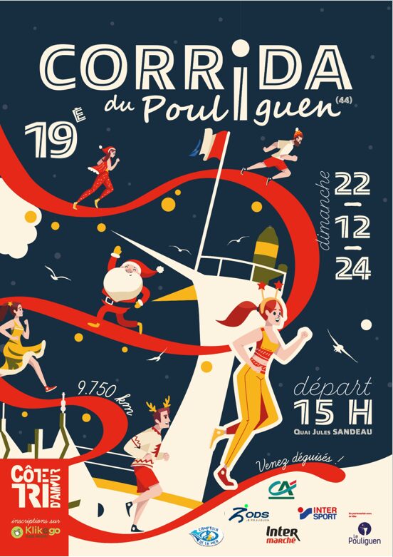 Affiche de la compétition Corrida de Noël du Pouliguen