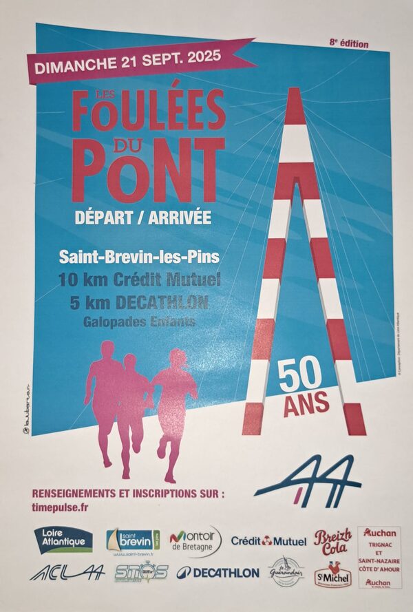 Affiche de la compétition Les foulées du Pont
