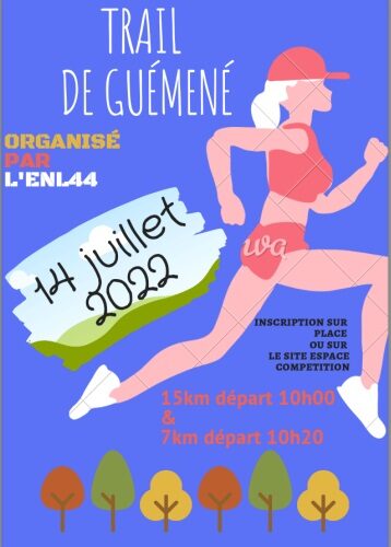 Affiche de la compétition 17ème trail de Guémené