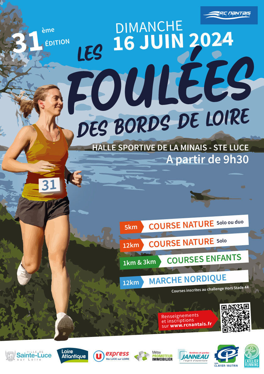 Affiche de la compétition Foulées des Bords de Loire