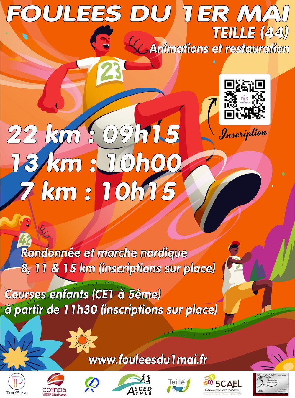 Affiche de la compétition Foulées du 1er mai