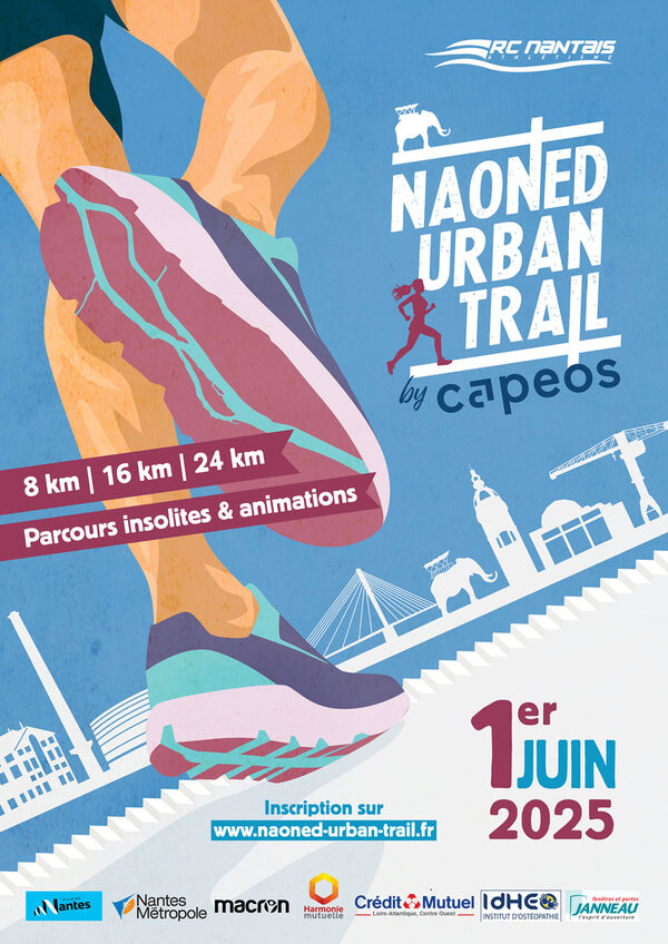 Affiche de la compétition Naoned Urban Trail by Capeos