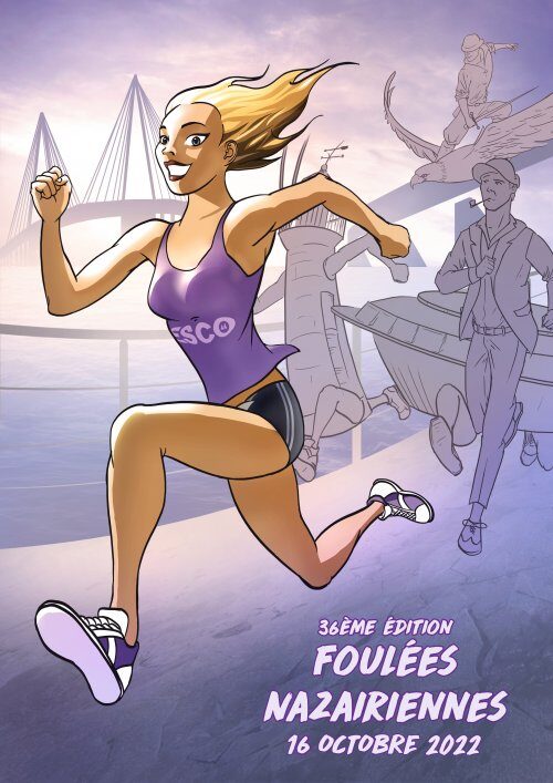 Affiche de la compétition Foulées Nazairiennes