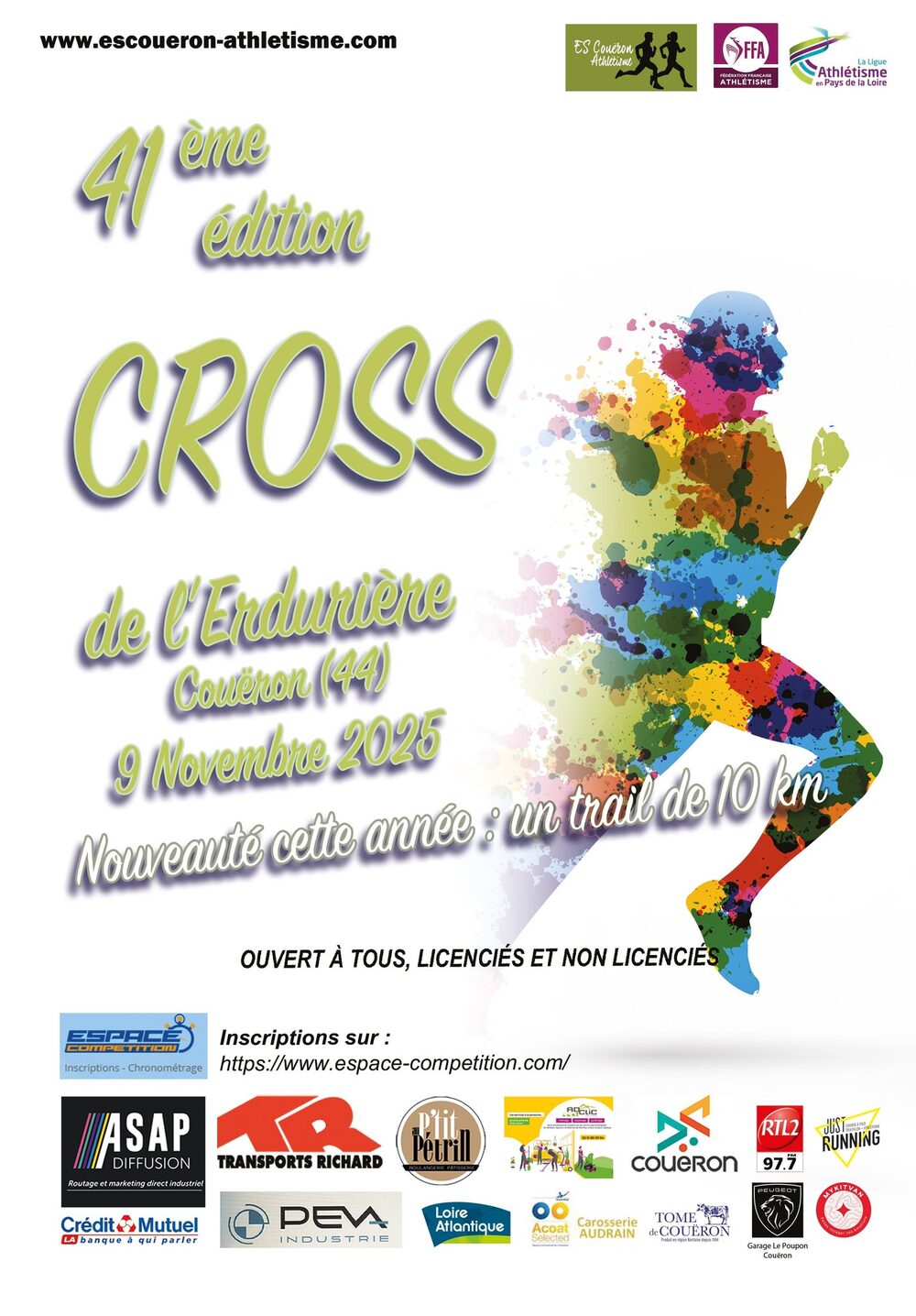 Affiche de la compétition Cross de l'Erdurière
