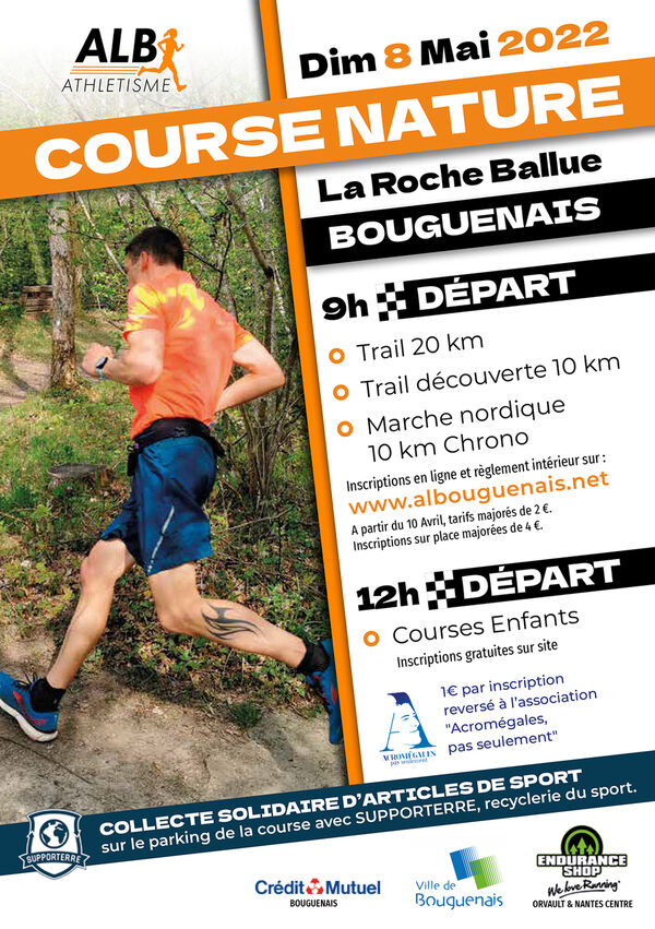 Affiche de la compétition Course Nature Bouguenais 19ème édition