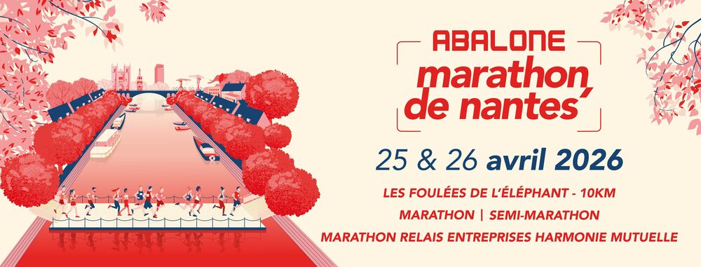 Affiche de la compétition Abalone Marathon de Nantes