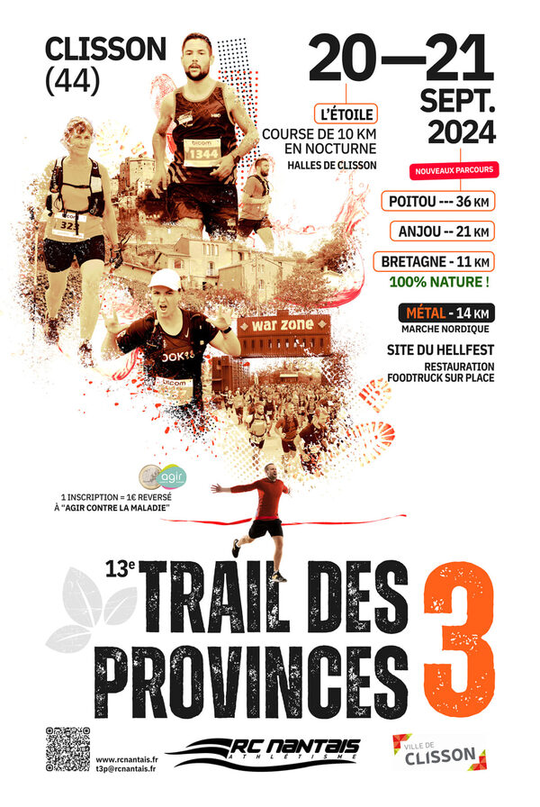Affiche de la compétition Trail des 3 Provinces