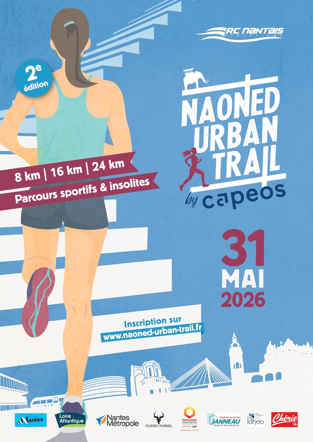 Affiche de la compétition NUT - Naoned Urban Trail by Capeos
